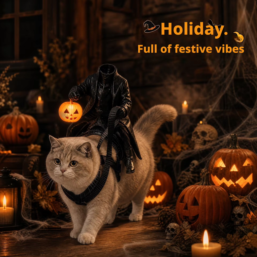 Headless Horseman Pet Costume 🎃
